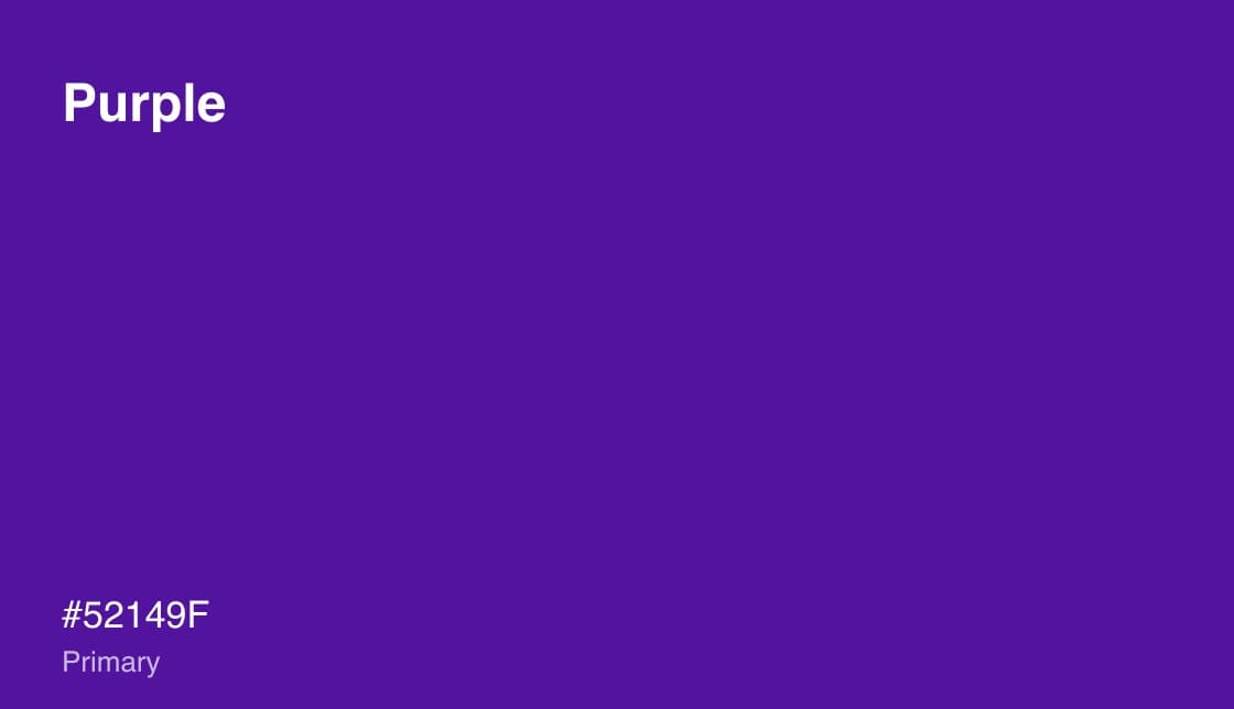 Purple, #52149F, primary color