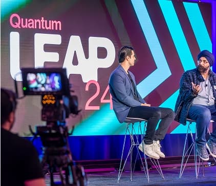Experience gallery, alt: LEAP 24 - On stage