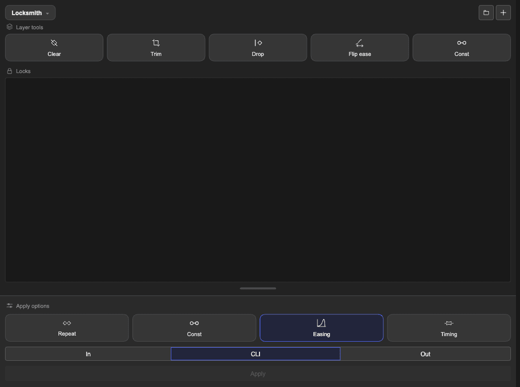 The actual panel. CEP, docked, no different from Effects & Presets.